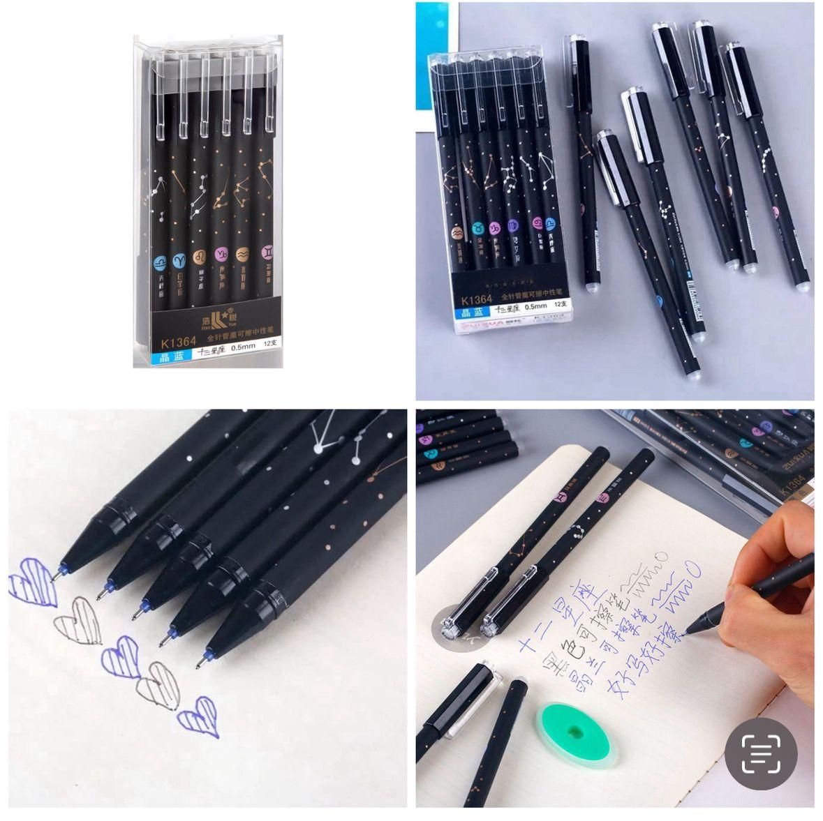 Beautiful Chinese Erasable Pen 6pcs