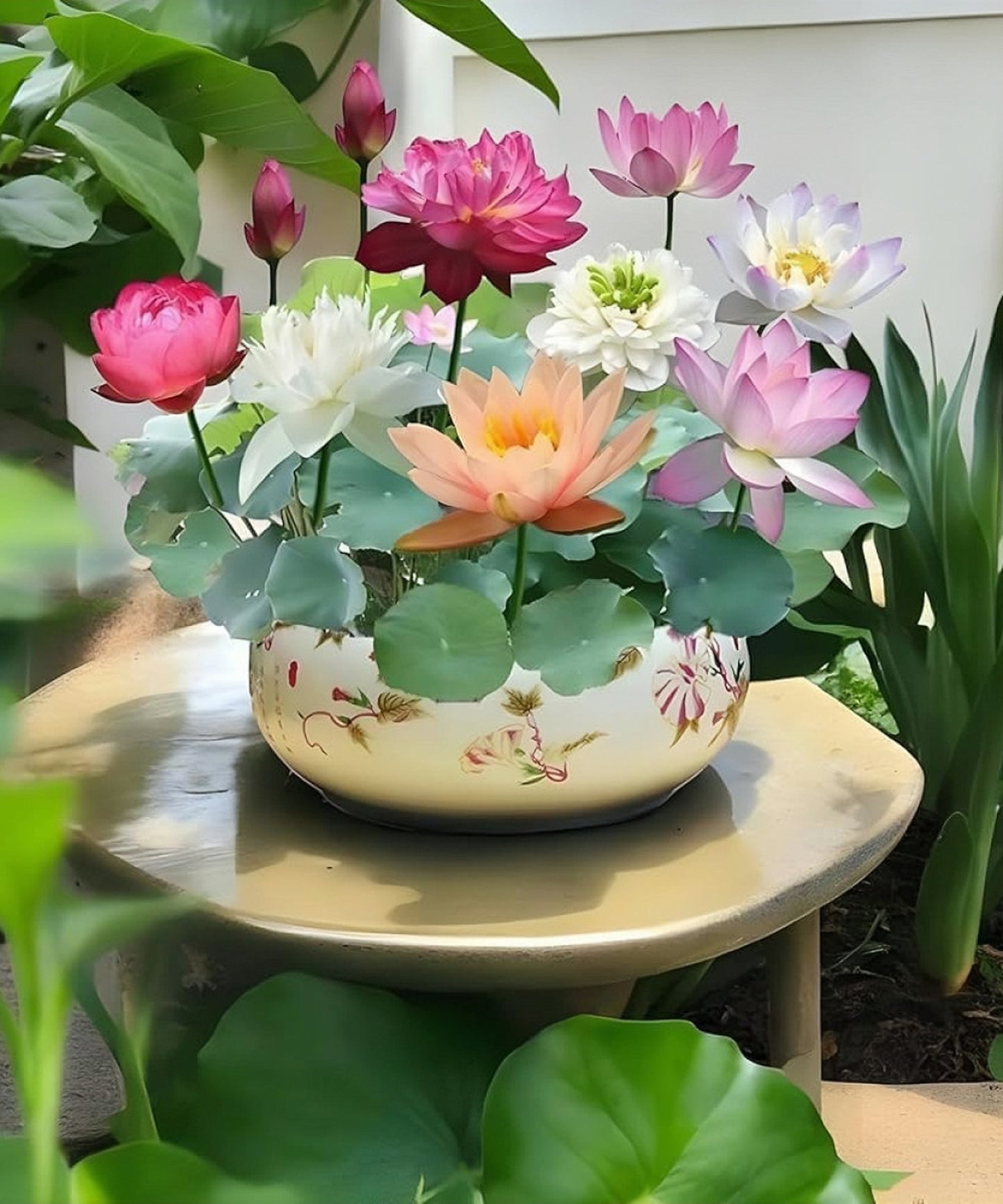 Lotus 40 Seeds With Plant Growth Booster