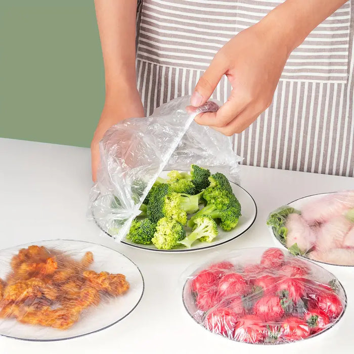Reusable Elastic Food Covers - Pack of 100