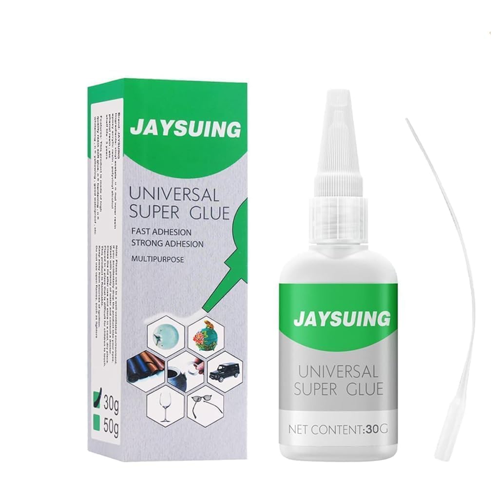 Fifty gram bottle of universal super glue with precision nozzle
