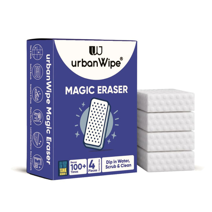 UrbanWipe Magic Eraser Cleaning Sponges - 4 Pack