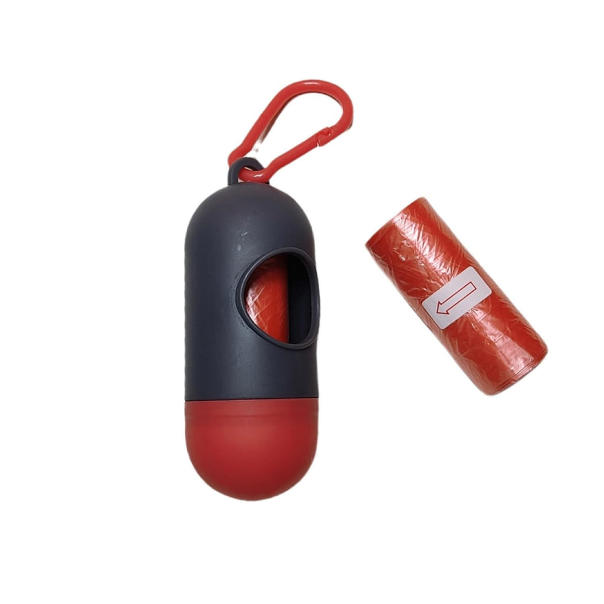 Capsule Travel Trash-Bag Dispenser with Refill Bags - product view 2