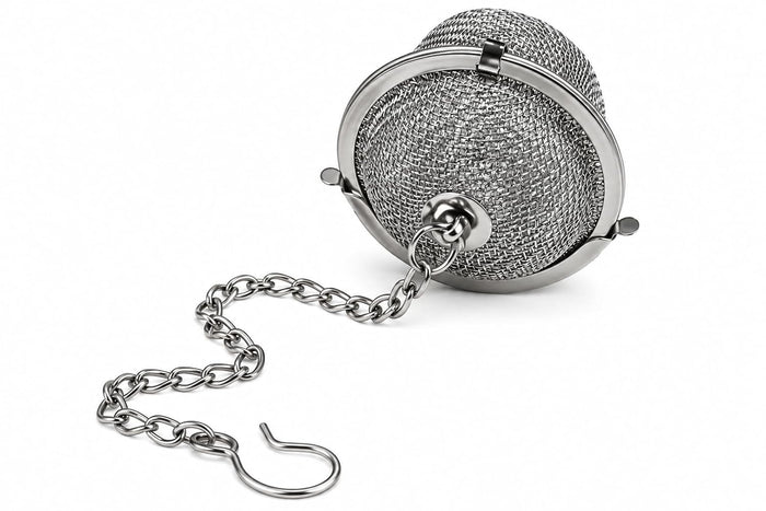 Chain-Lid Stainless Steel Loose-Leaf Tea Infuser