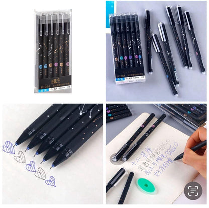 Beautiful Chinese Erasable Pen 6pcs
