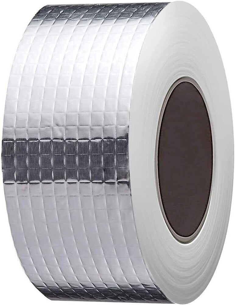 Grey repair tape adhesive detail