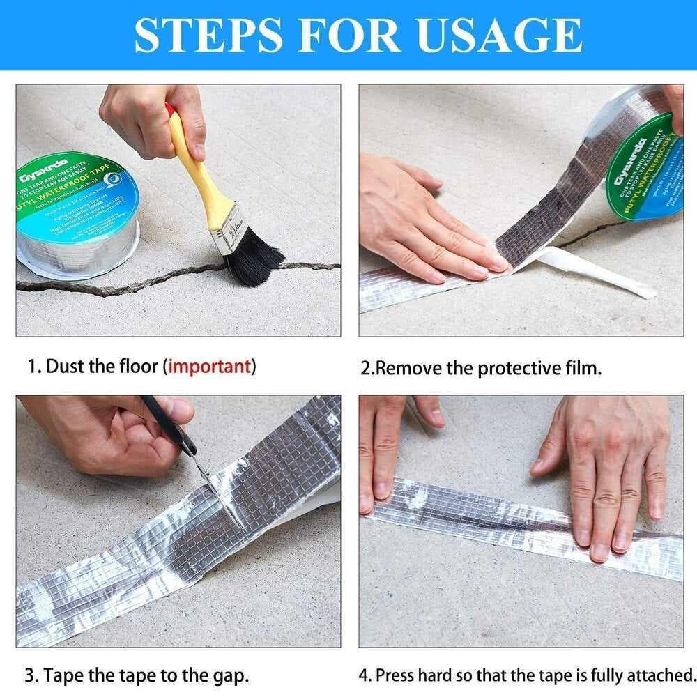 Foil-faced butyl tape roll product view