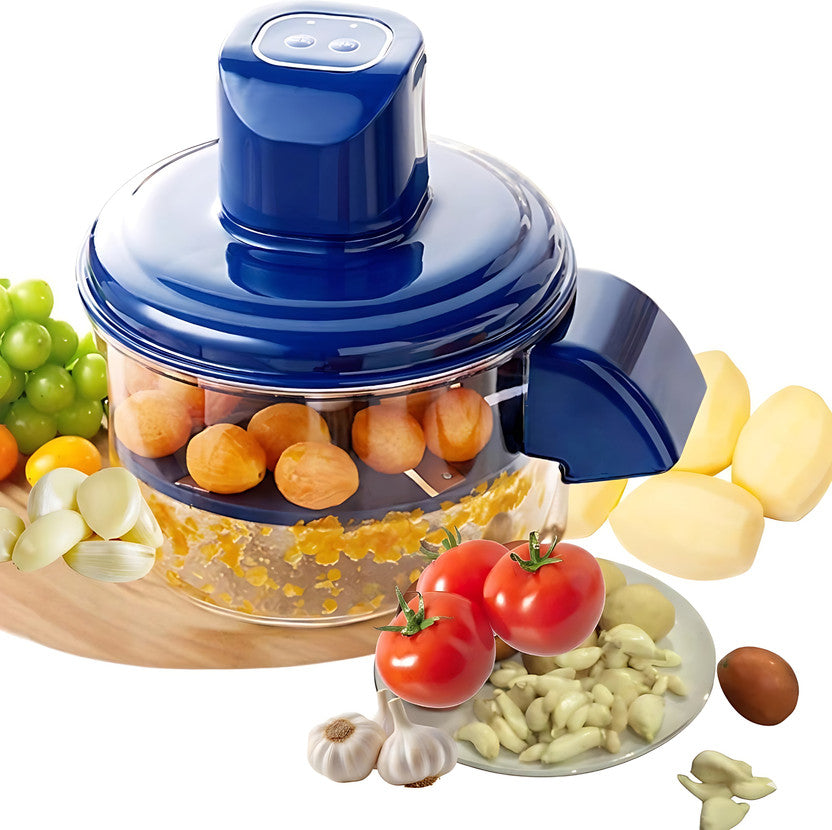 Automatic small potato fruit and garlic peeler