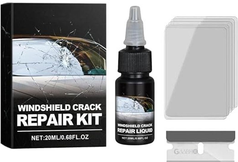 Windshield star-chip repair resin kit