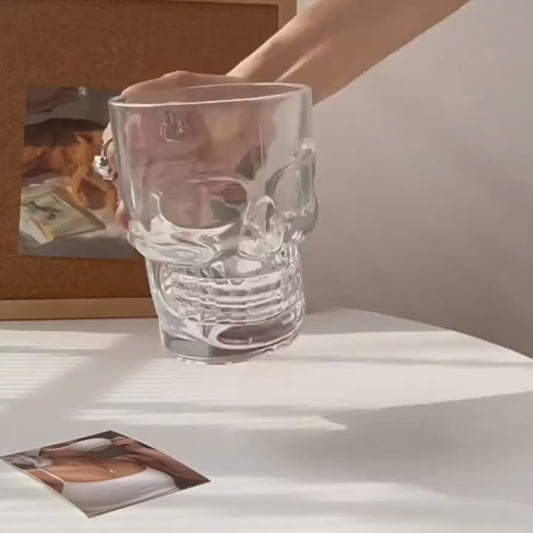 Skull Beer Glass