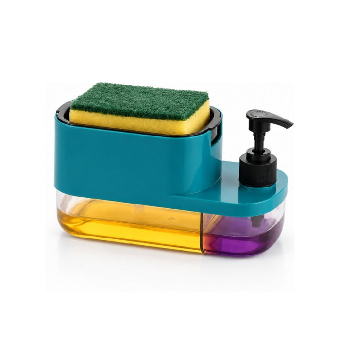 3-in-1 Countertop Sink Caddy with Soap Pump